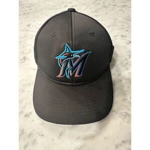 Miami marlins youth baseball cap hat black MLB